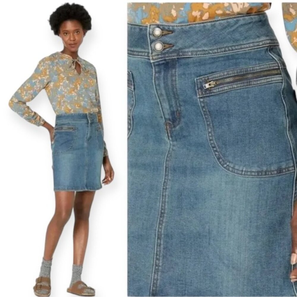 Prana Broadway Denim Skirt, size 10